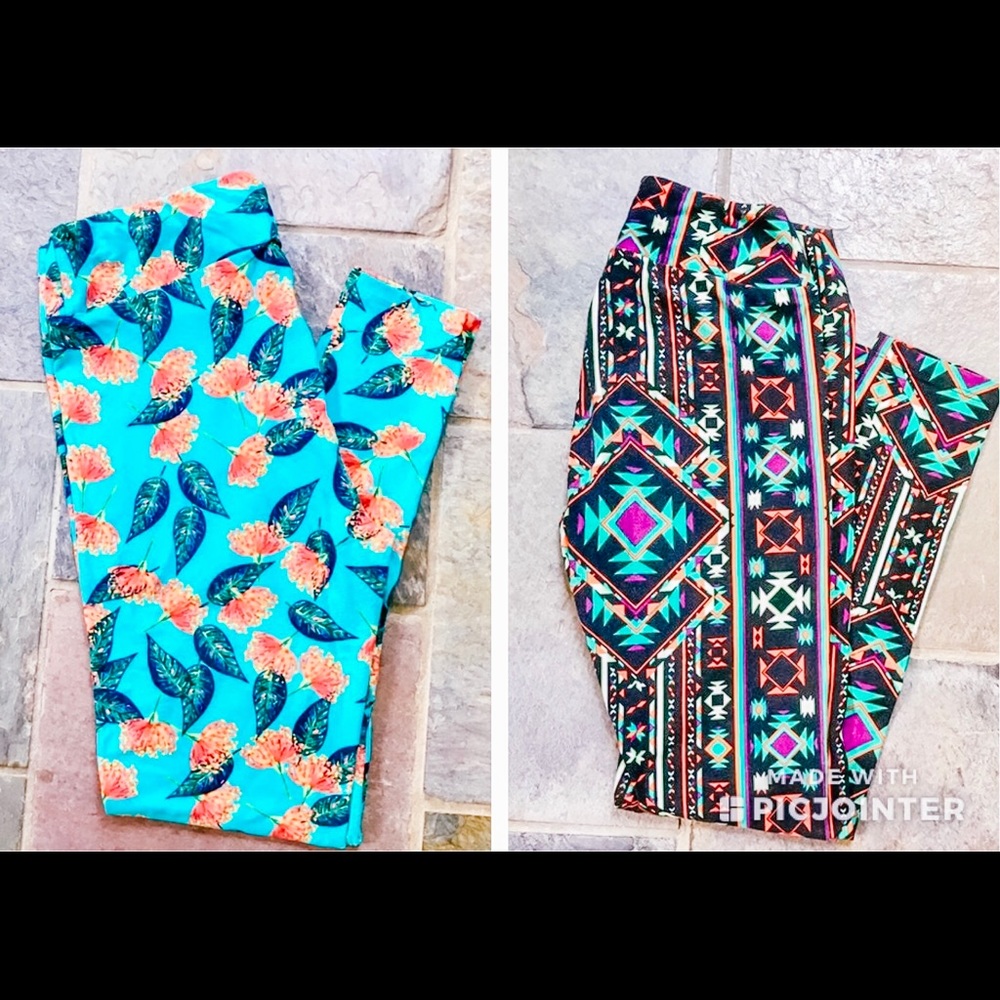 lularoe leggings os tc // 2 pairs